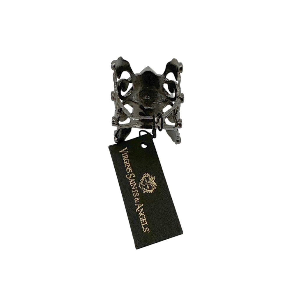 VSA Vine Ring Gunmetal Size 7