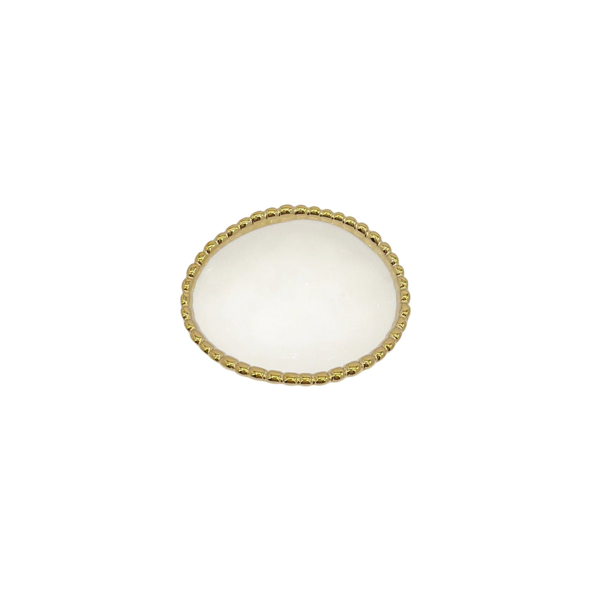 PAMPA BAY Golden Salerno Oval Condiment Bowl Set of 2