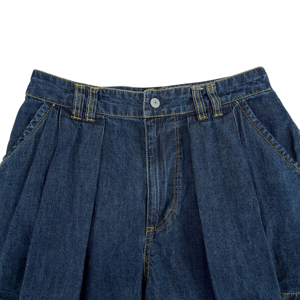 FREE PEOPLE Griselda Denim Short Set Sea Dream Wash 2