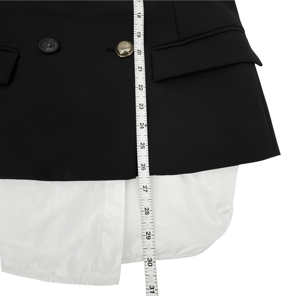 No.21 Double Breasted Blazer in Black EU40|S