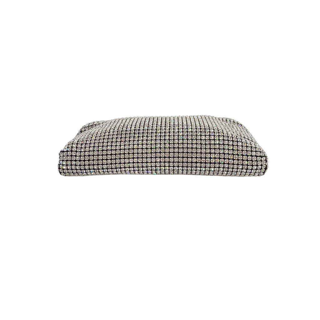 REISS Adaline Crystal Clutch Bag
