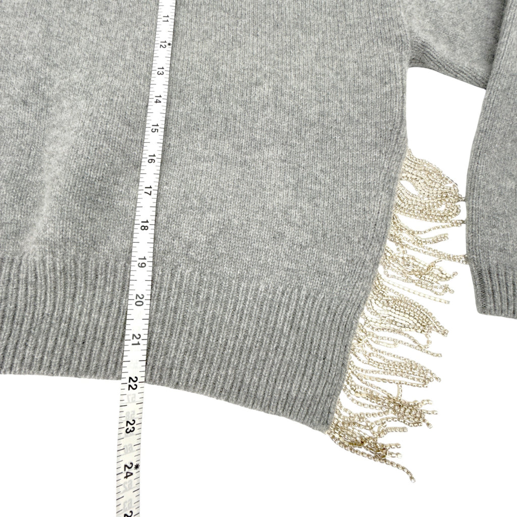 CINQ a SEPT Lilliana Embellished Knit Sweater M