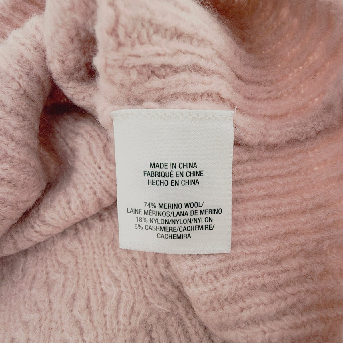 FAVORITE DAUGHTER The Oversized Cable Sweater in Whimsical Rose S