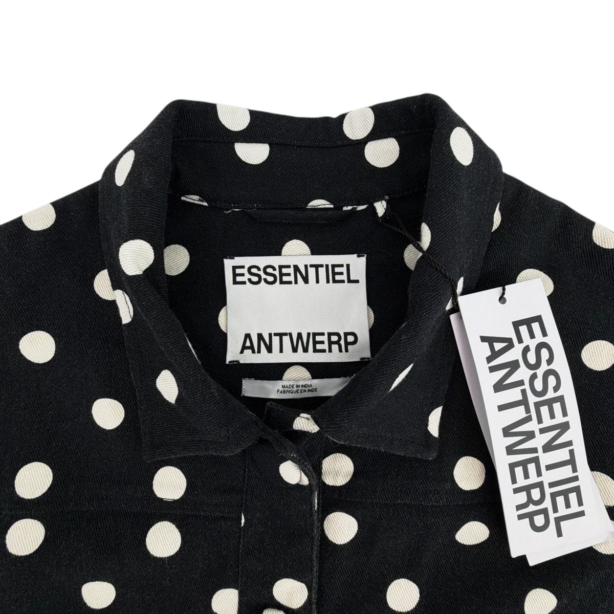 ESSENTIEL ANTWERP Jaborosa Boxy Cropped Jacket Black S
