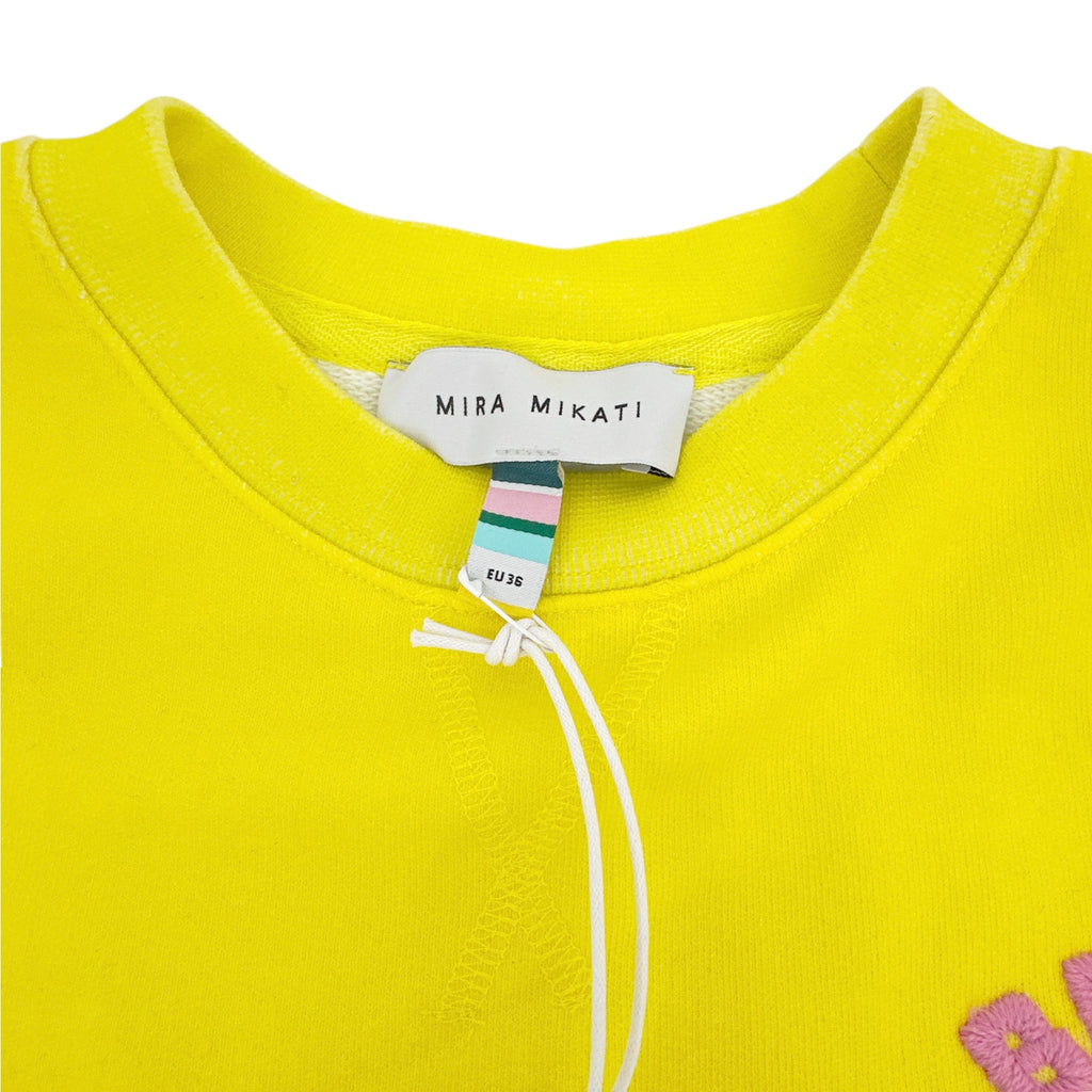 MIRA MIKATI Embroidered "Be Kind to Your Mind" Sweatshirt