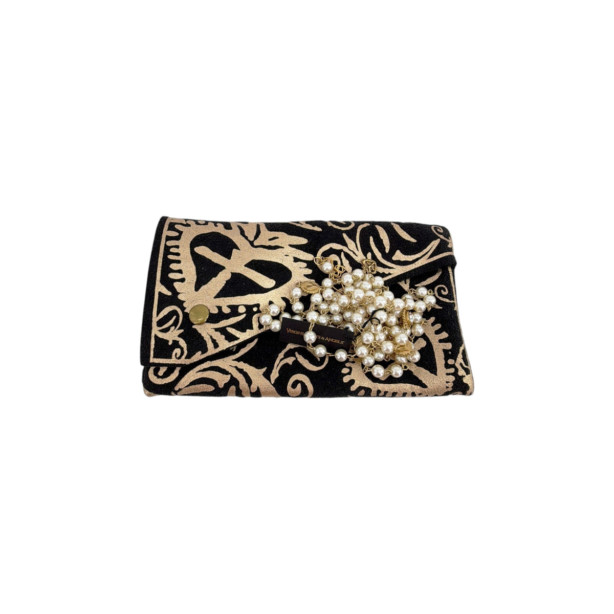 VSA Wrap 6mm Pearl Cream & Gold