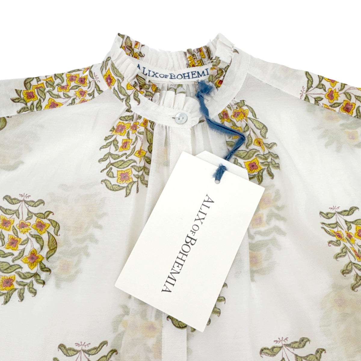 ALIX of BOHEMIA Poet Buttercup Blouse S