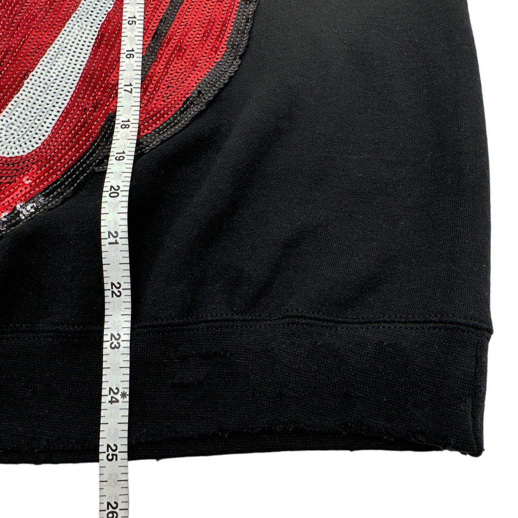 MADEWORN Rolling Stones Sequin Sweatshirt Size XS