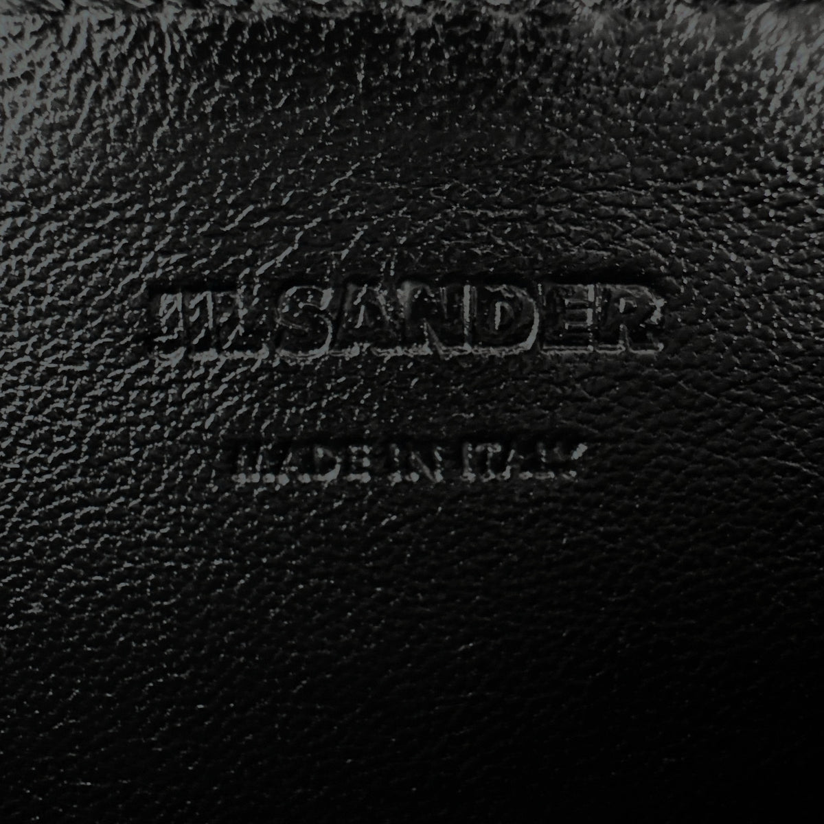 JIL SANDER Tradition Mini Snakeskin Bag with Chain in Ivory