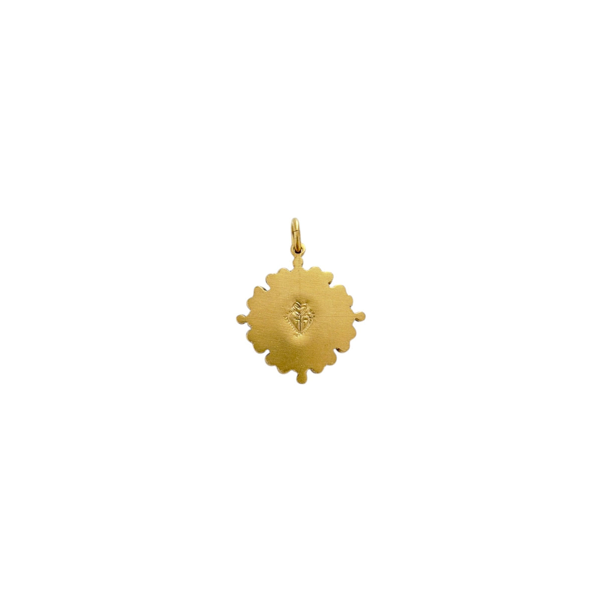 VIRGINS SAINTS & ANGELS VSA Charm Petite Cloister San Benito in Gold & Pink