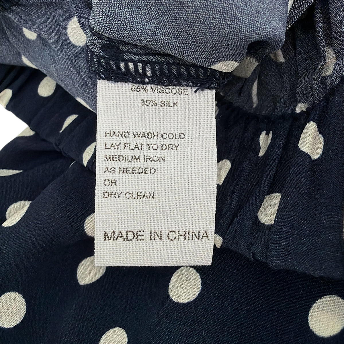 BIRDS of PARADIS by TROVATA Leigh Pant in Navy Polka Dot XS