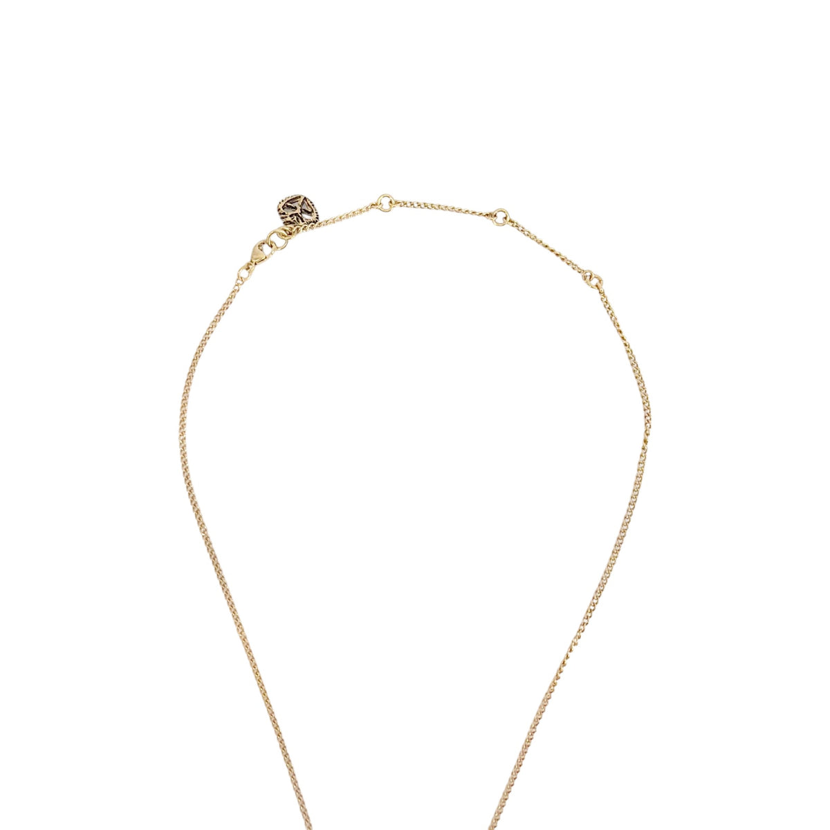 VSA Maddie Rosary Necklace Gold & Burgundy
