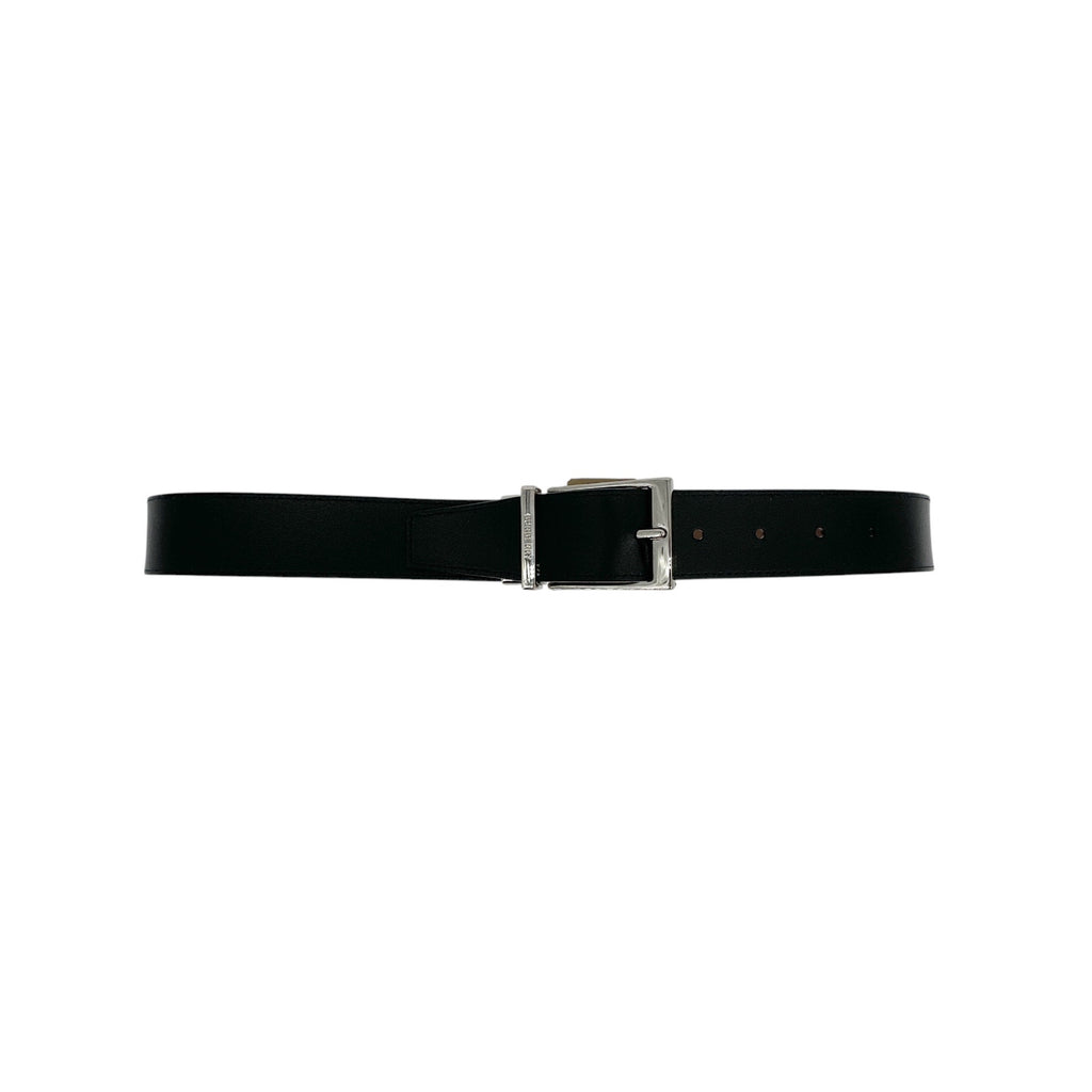 BURBERRY Louis 35mm Reversible Buckle Giant Check E-Canvas Belt 85|34