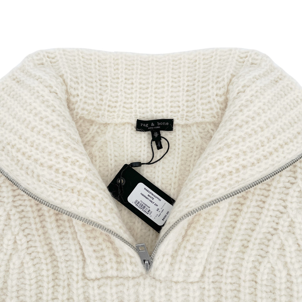 RAG & BONE Hannah Half Zip Sweater XS