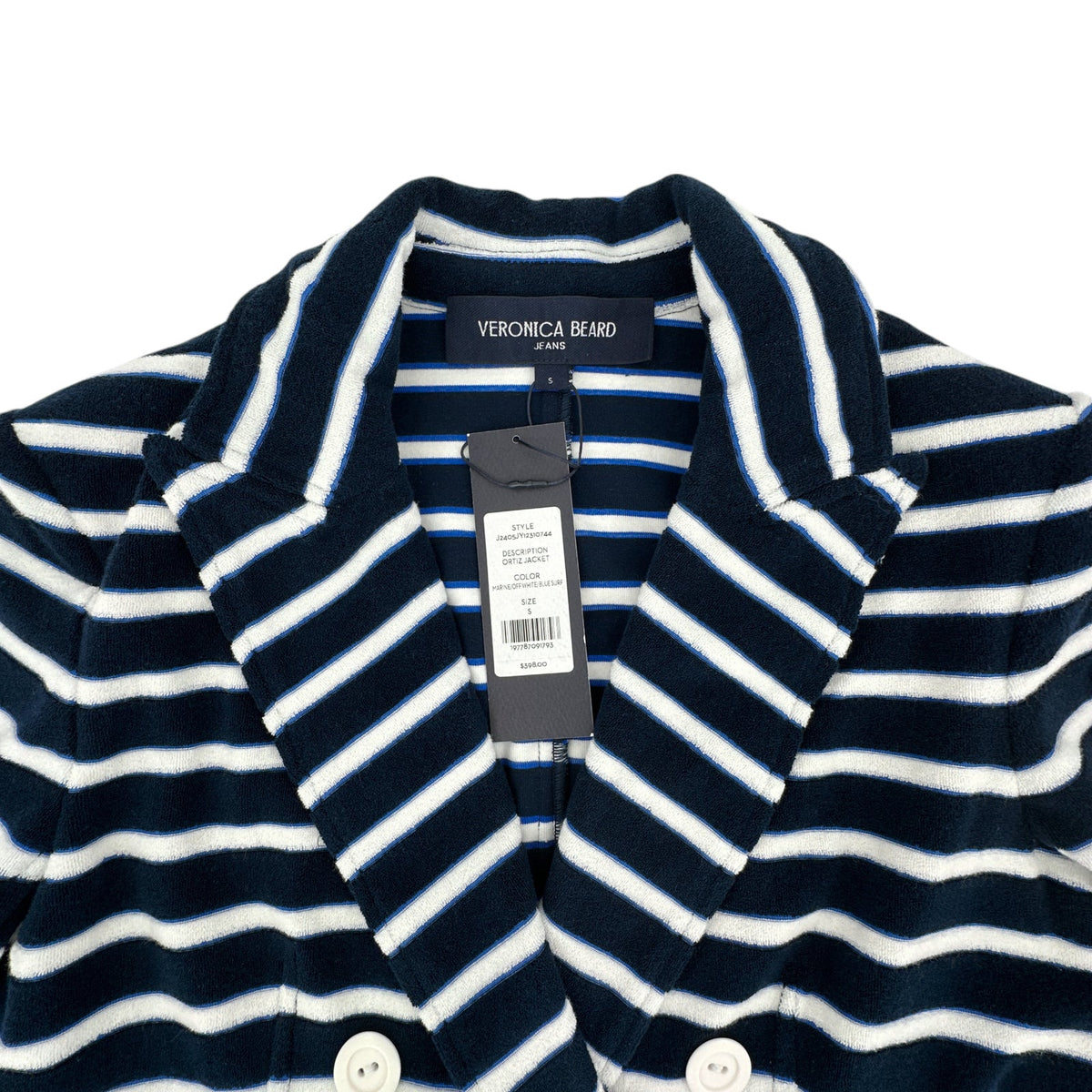 VERONICA BEARD Ortiz Terrycloth Jacket S