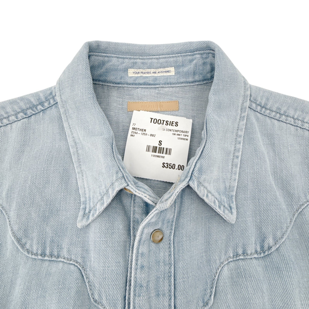 MOTHER The Ex Rodeo Shirt in Birds and Bees S