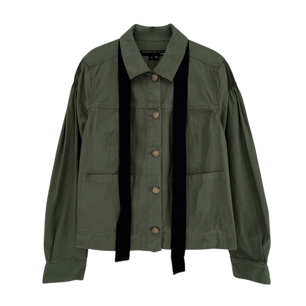 VERONICA BEARD Weslyn Jacket Army Green M