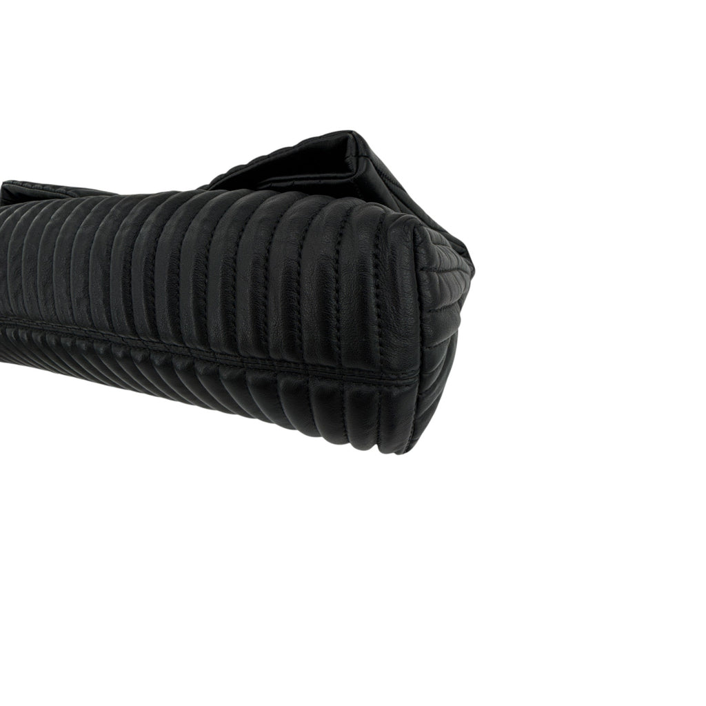 TOM FORD Calfskin Quilted Natalia Clutch in Black