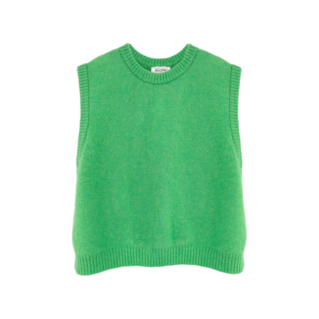 AMERICAN VINTAGE Vitow Sweater Vest in Jardine Chine Garden Melange S