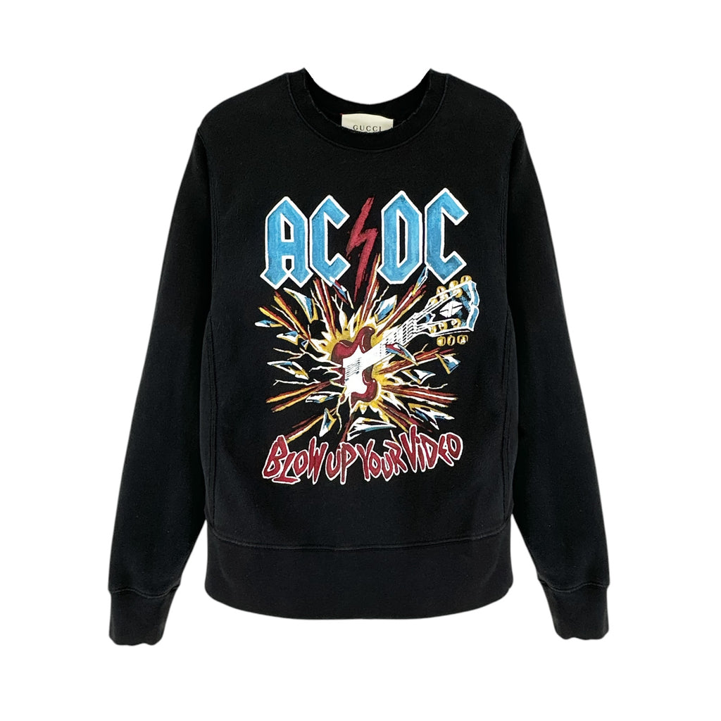 GUCCI AC/DC Logo Sweatshirt XS