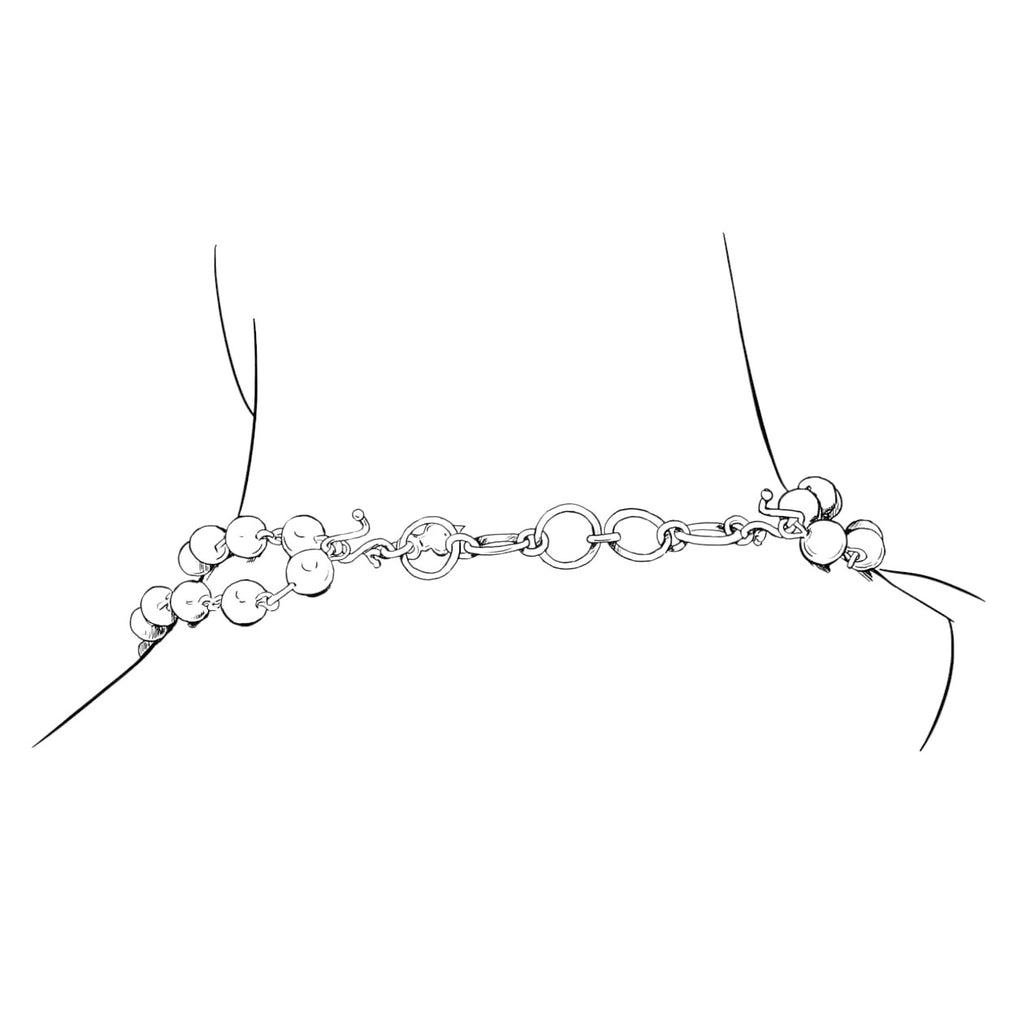 VSA Necklace Accessory in Gunmetal