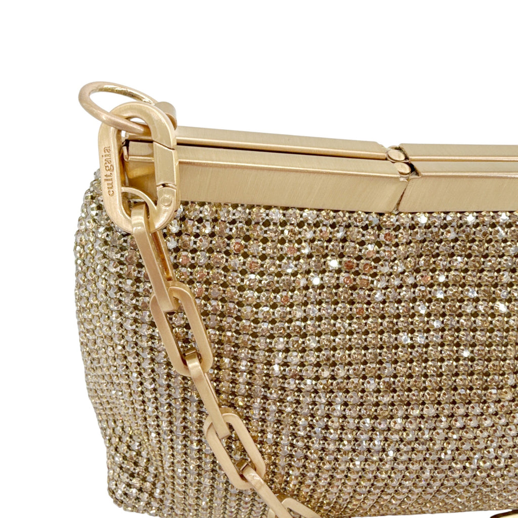 CULT GAIA Felice Clutch Bag in Sand Dollar