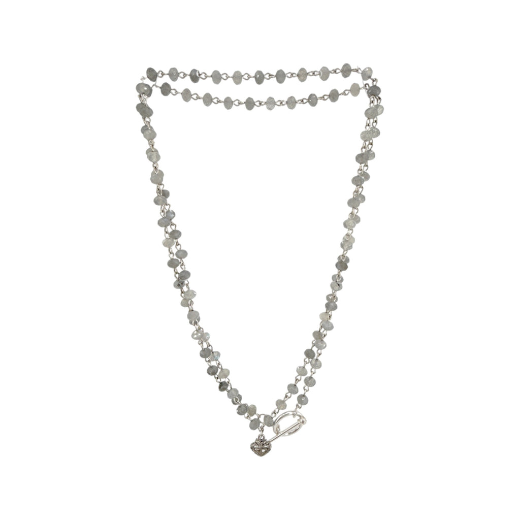 VSA Delfina 6mm Lux Labradorite & Silver