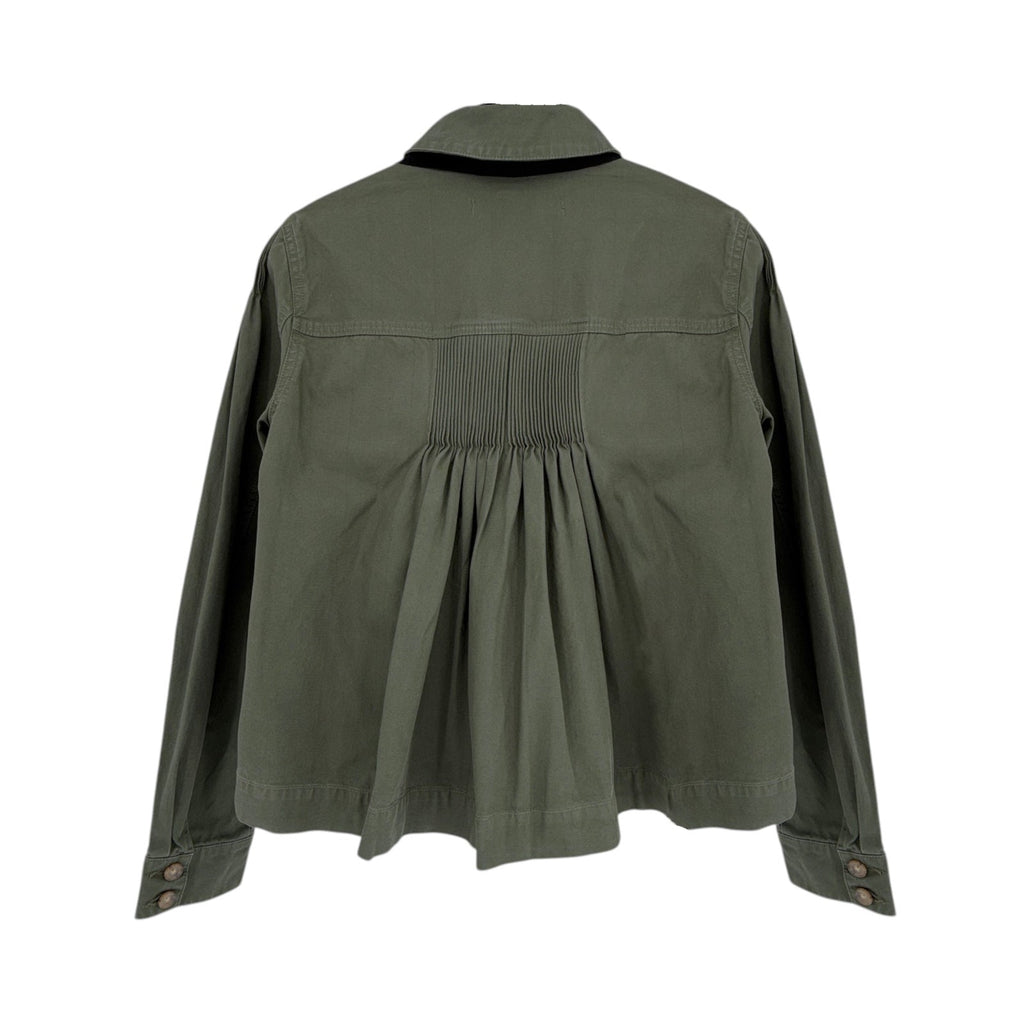 VERONICA BEARD Weslyn Jacket Army Green XS