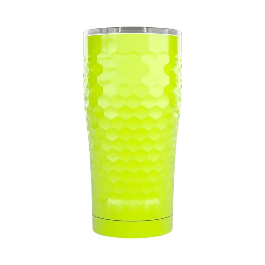 SIC Seriously Ice Cold 20 oz Tumbler in Neon Yellow Dimpled Golf