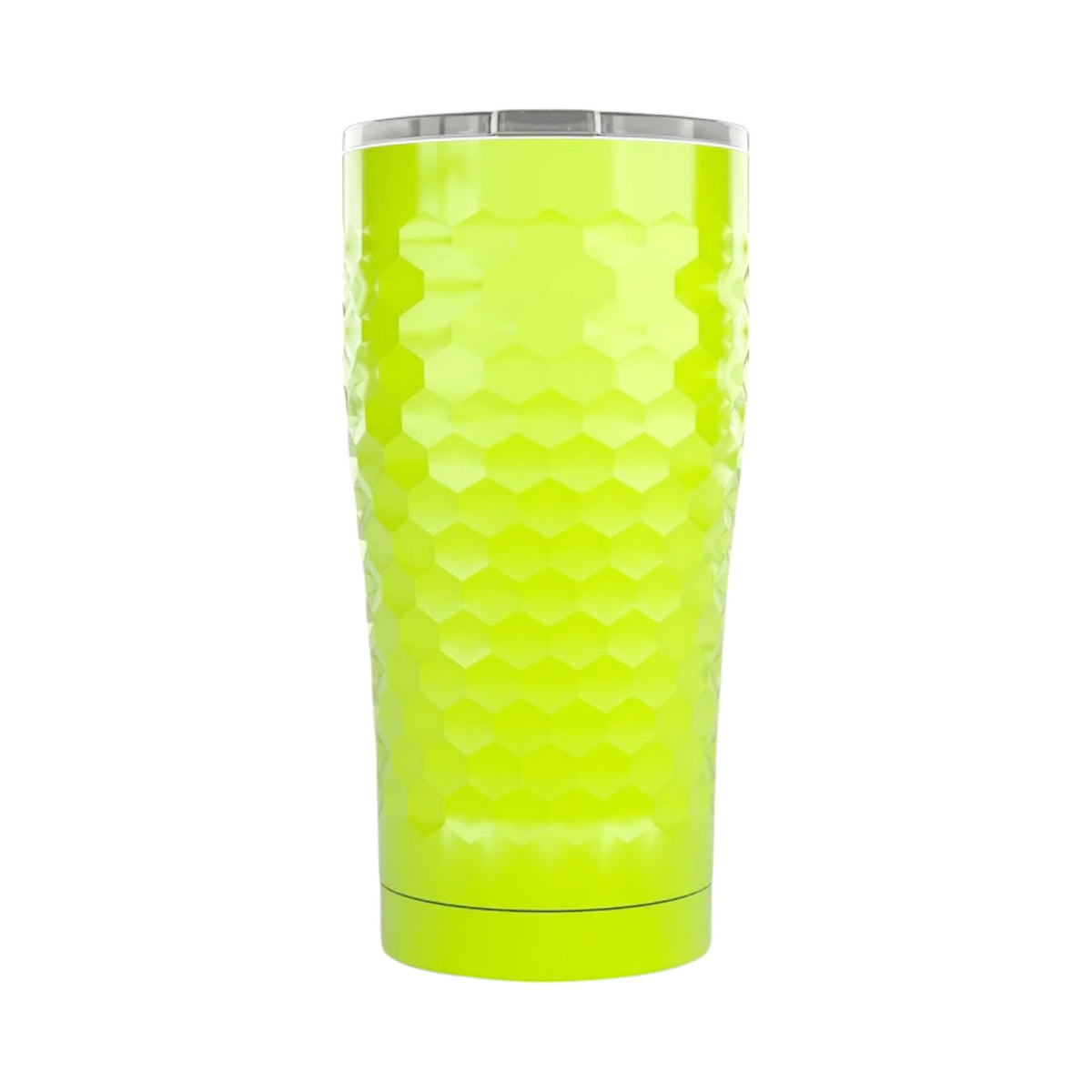 SIC Seriously Ice Cold 20 oz Tumbler in Neon Yellow Dimpled Golf