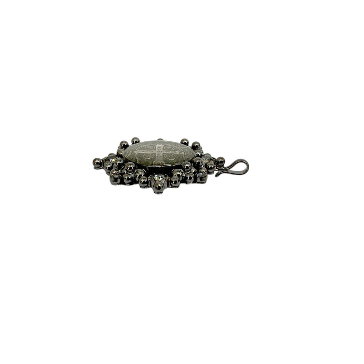 VIRGINS SAINTS & ANGELS VSA Cloister San Benito Medallion Gunmetal