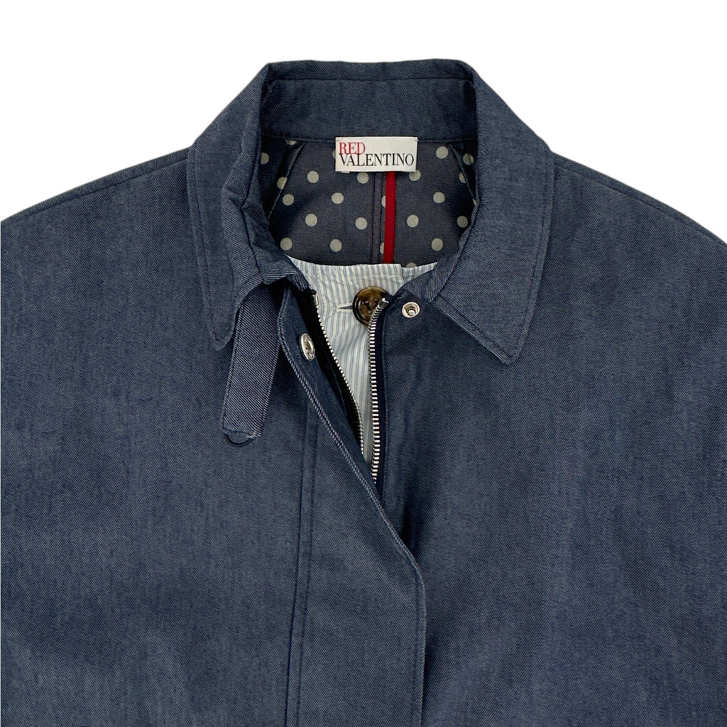 REDVALENTINO Layered Jacket Blue S