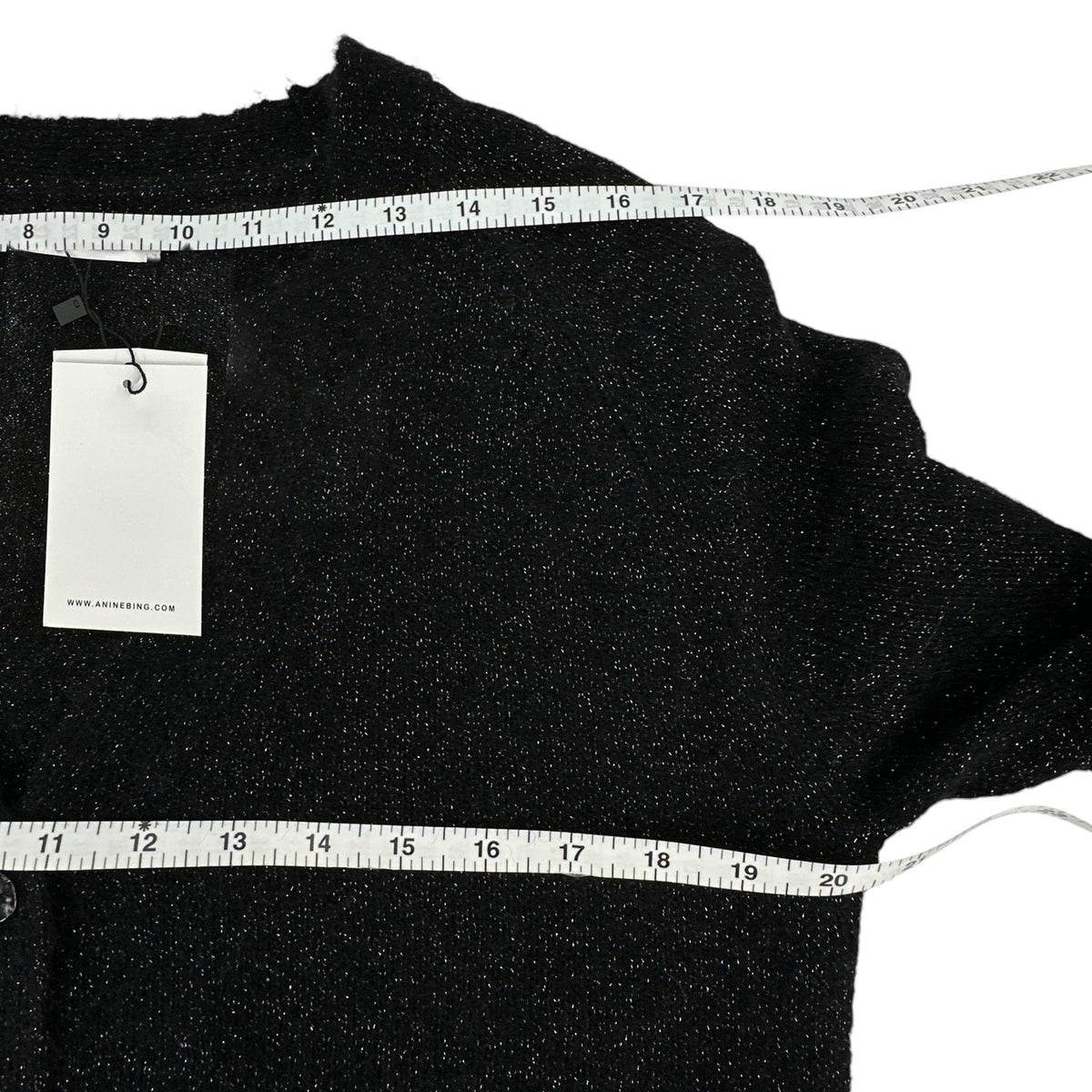 ANINE BING Mason Cardigan in Black S