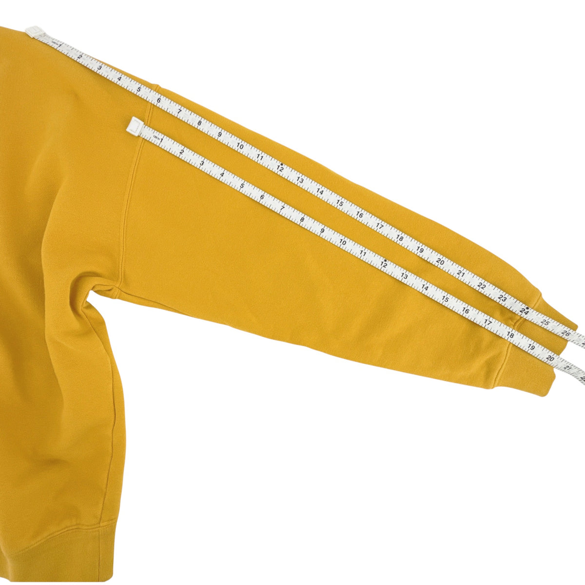 La DOUBLEJ Off Court Sweatshirt "Raise Your Vibration Nation" in Dark Mustard