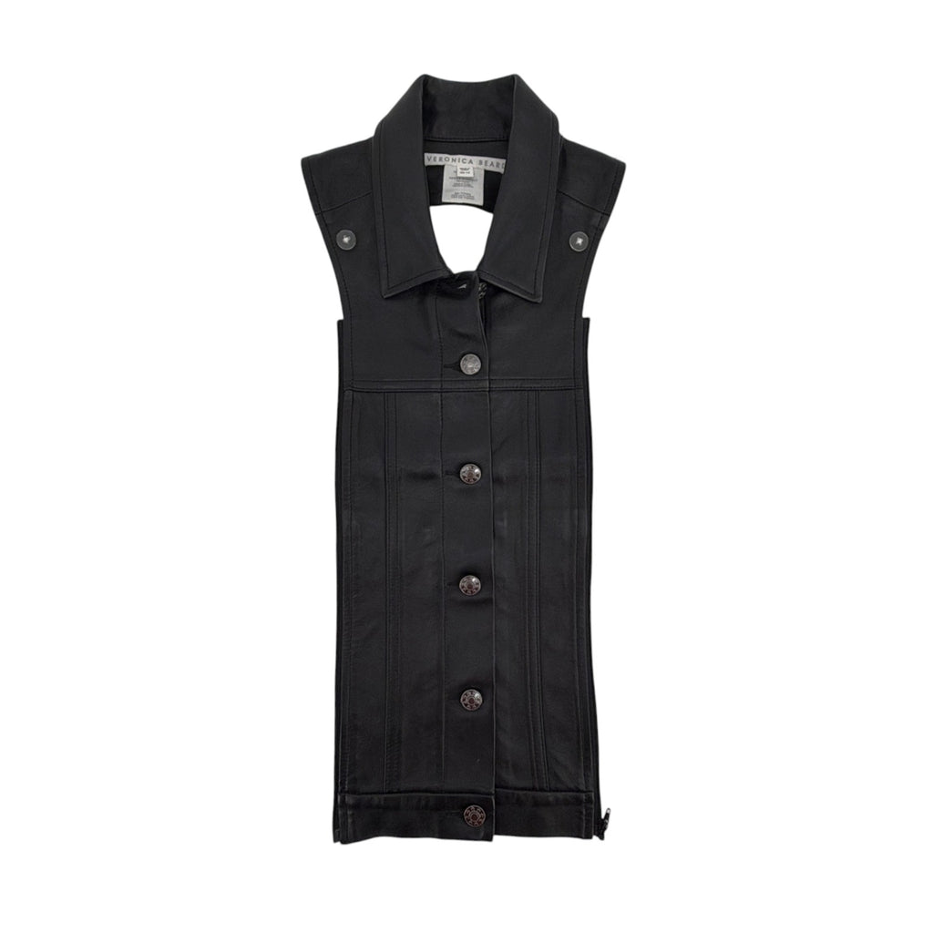 VERONICA BEARD Slate Dickey in Black Lamb Leather