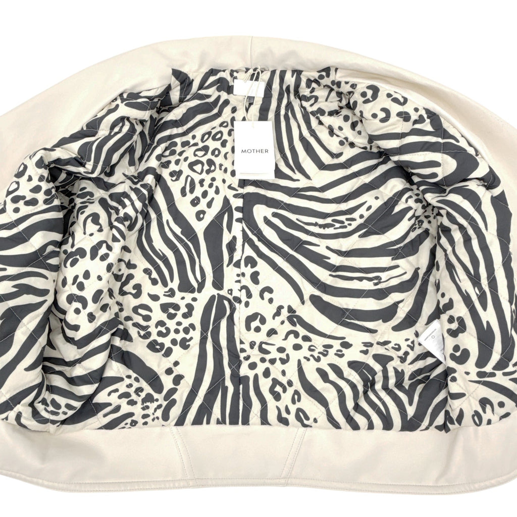 MOTHER The Big Time Jacket in Egret Drunk in Love M