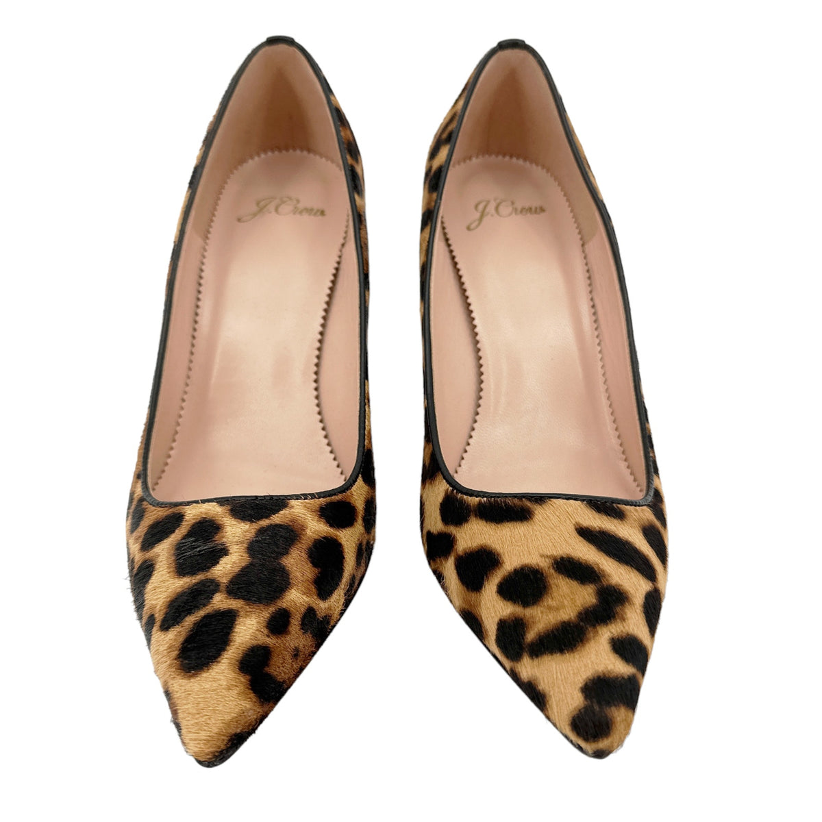 J.CREW Elsie Pumps in Leopard Calf Hair 6.5