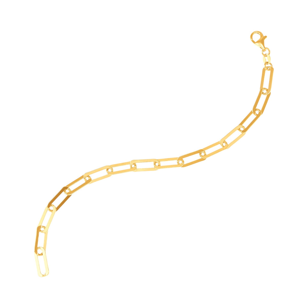 SILPADA Golden Oval Bracelet in 14K Gold Plated