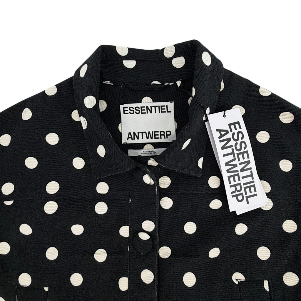 ESSENTIEL ANTWERP Jaborosa Boxy Cropped Jacket Black S