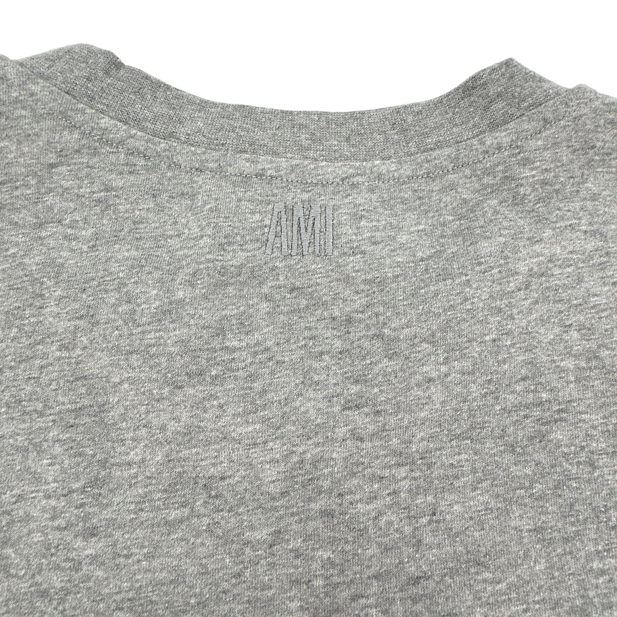 AMI PARIS Ami de Coeur T-shirt in Heather Grey XL