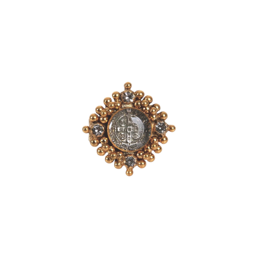 VSA Petite Cloister San Benito Ring Gold Size 6