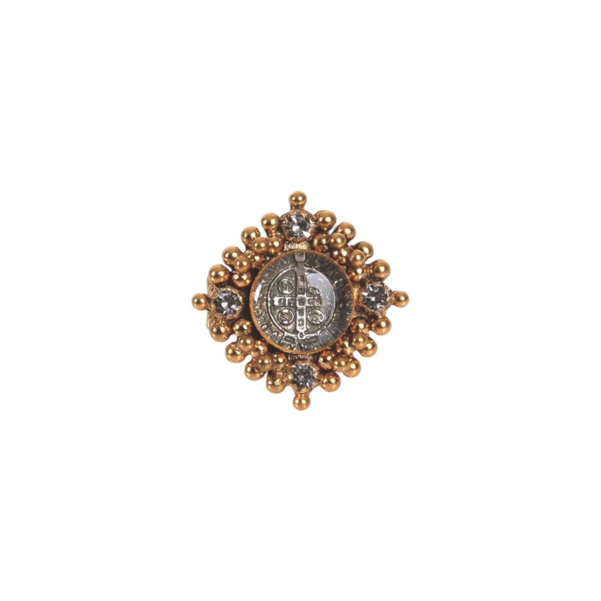 VSA Petite Cloister San Benito Ring Gold Size 6
