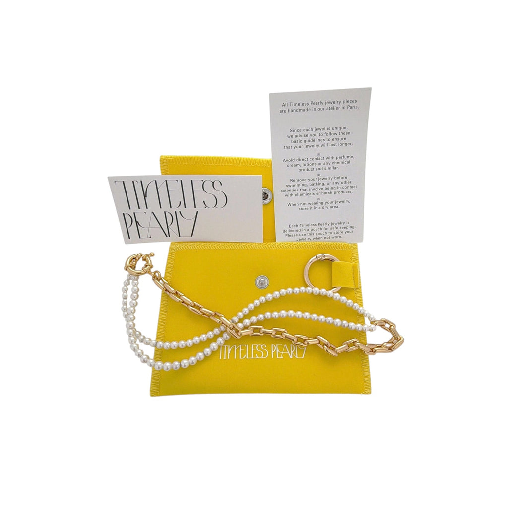 TIMELESS PEARLY Half and Half Necklace