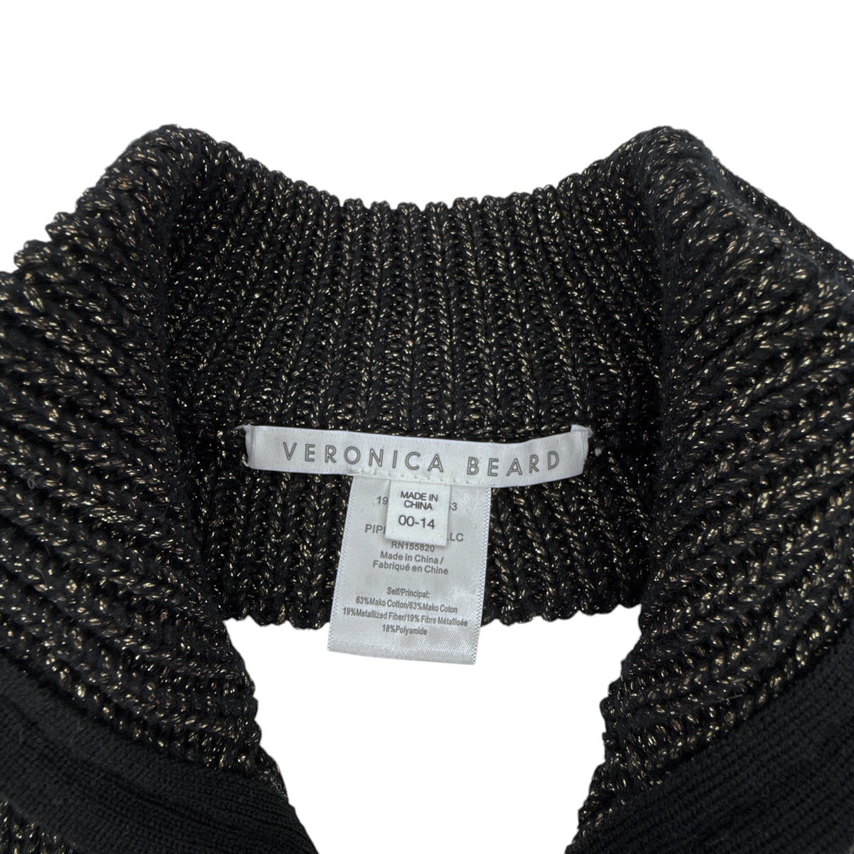 VERONICA BEARD Walden Dickey in Black & Gold