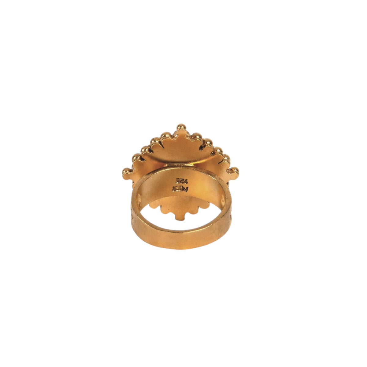 VSA Petite Cloister San Benito Ring Gold Size 6
