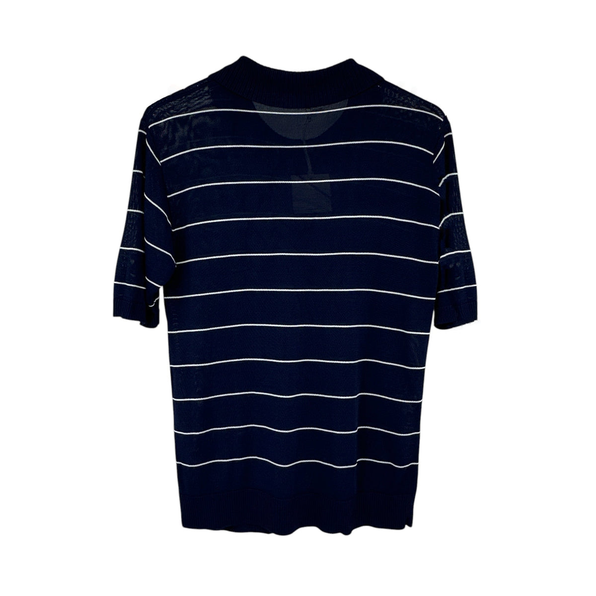 KULE Knit Polo Sweater in Navy L