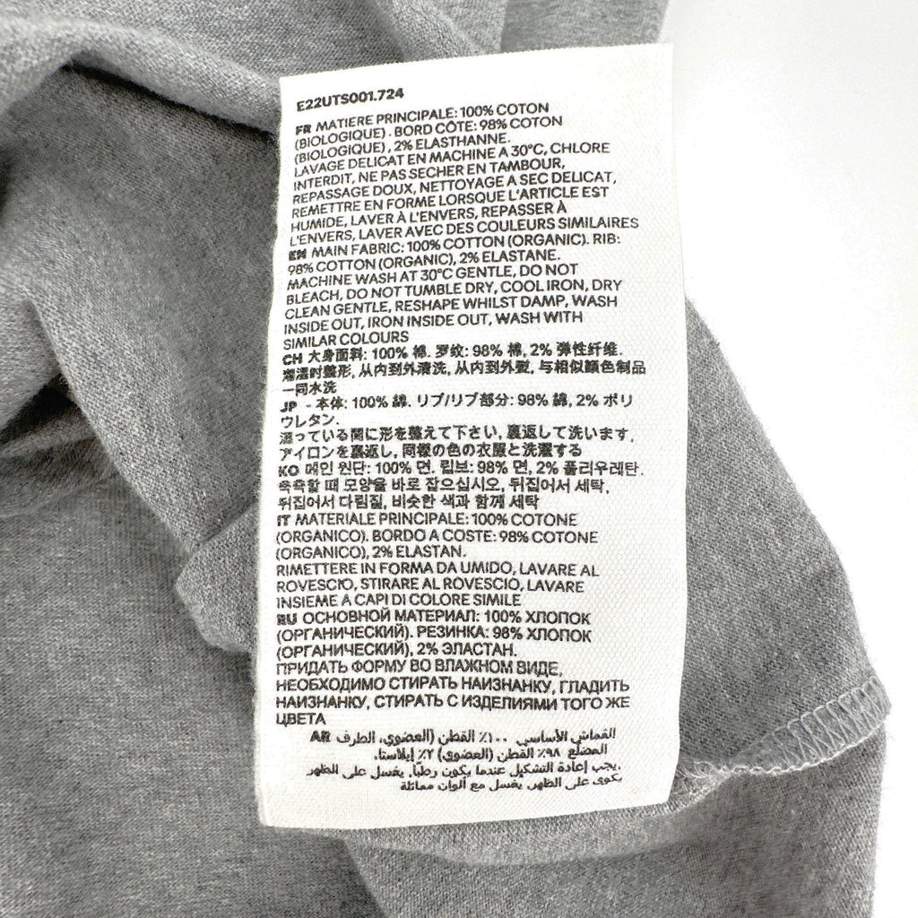 AMI PARIS Ami de Coeur T-shirt in Heather Grey XL
