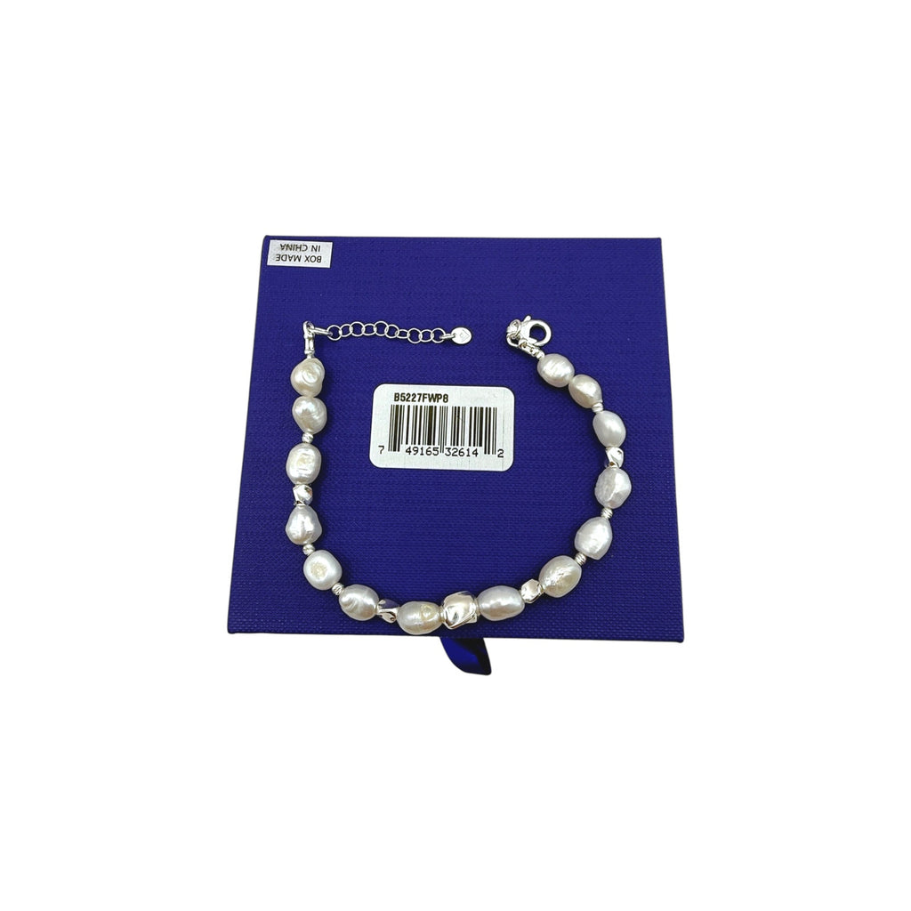 SILPADA Power Player Silver Freshwater Pearl Bracelet