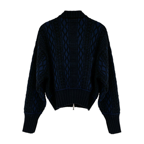 3.1 PHILLIP LIM Woven Mock Cable Bomber M