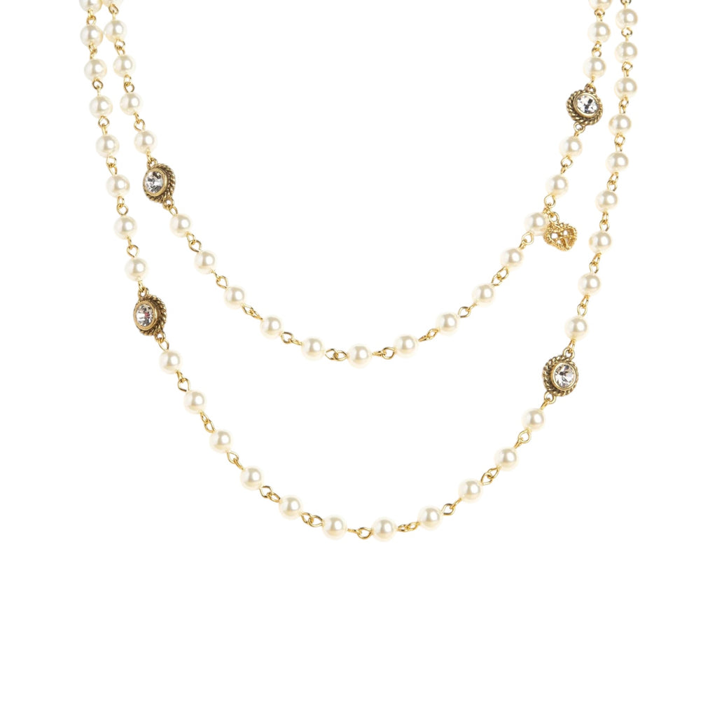 VSA Wrap 6mm Pearl Cream & Gold